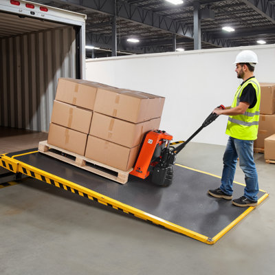 Electric Pallet Jack 3300 lbs Pallet Jack Truck with 48L x 27W Inch Forks