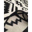 Tapis noir / blanc en laine tissé à plat à la main Treadaway-862005175