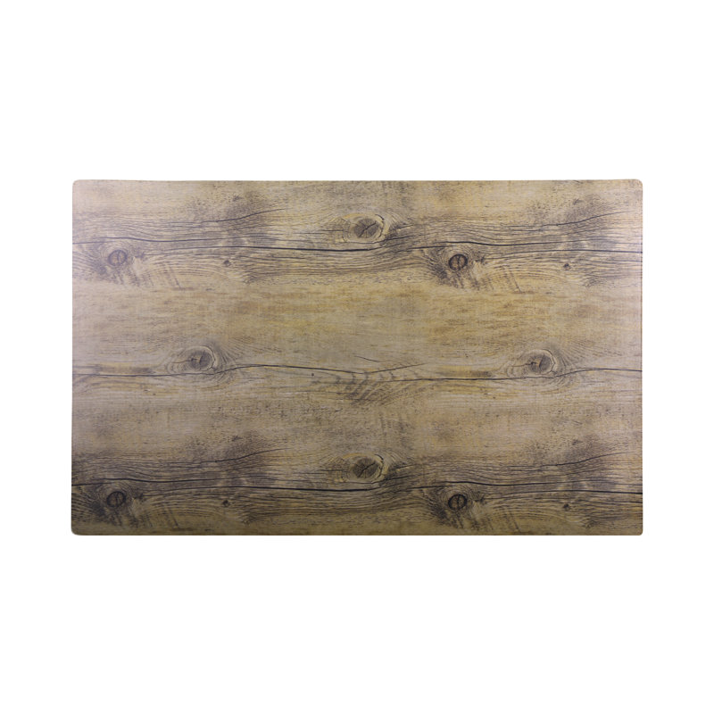 Elite Global Solutions Melamine Cheese Board, Driftwood, 0.63" H x 24" W x 15" D