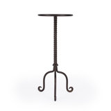 Alma Metal Pedestal Side Table