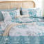 Ensemble de courtepointe à motif floral à motif de feuilles et de papillons 3 pièces-122938686-122938687