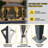 Outdoor Patio Gazebo Heavy Duty Gazebos With Mosquito Netting & Double Roof-110960443-110960442
