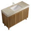 Meuble-lavabo moderne, bois de 48 pouces