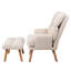 Ensemble de chaises d'appoint modernes avec repose-pieds-1299276905
