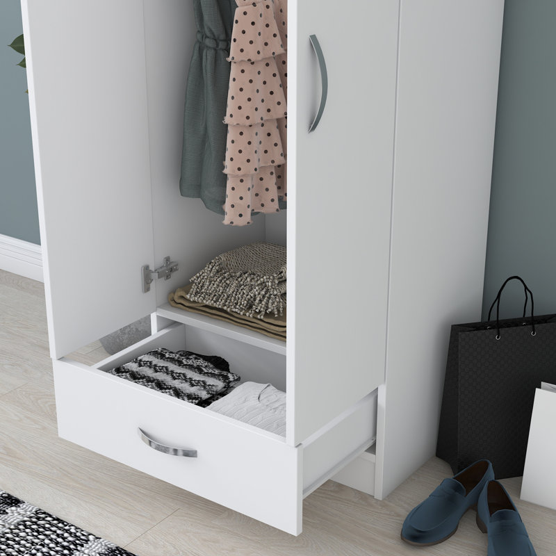 Heros 2 Door Manufactured Wood Wardrobe