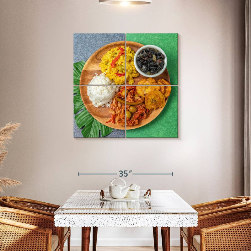 Assiette de nourriture cubaine Yarlin