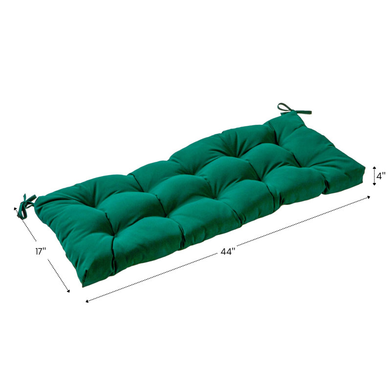Coussin de balançoire / banc Royzell Sunbrella, Toile Sunbrella® vert forêt