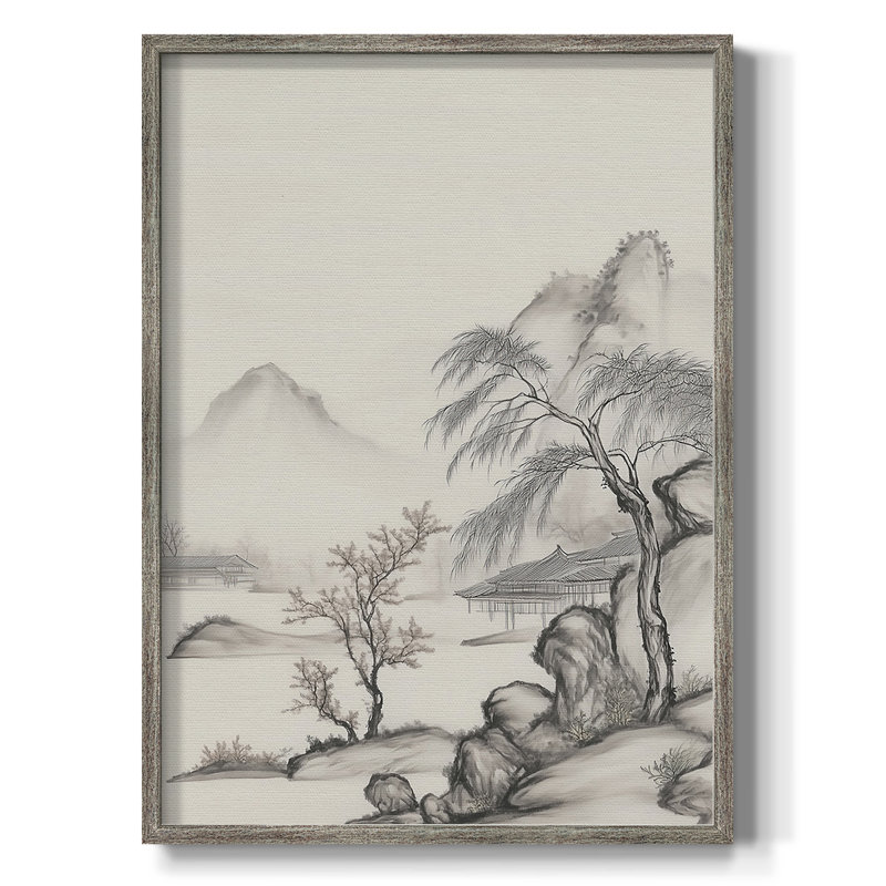 LANDSCAPES Series L III, reproduction encadrée - bois massif, H 11 po x l 9 po