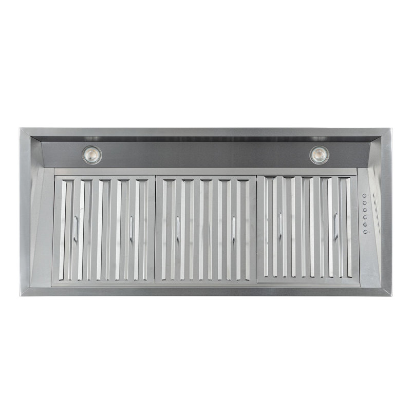 Hotte de cuisine professionnelle PROLINE 28 pouces (pour hottes de 30 pouces), 1200 pi³/min, acier inoxydable, profondeur 21 pouces, 4 vitesses, garantie de 3 ans, hottes de cuisine, PLJL.INS.2821B.1200