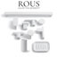 ROUS Hardware Mid Century Modern Sphere Knob-1884987353