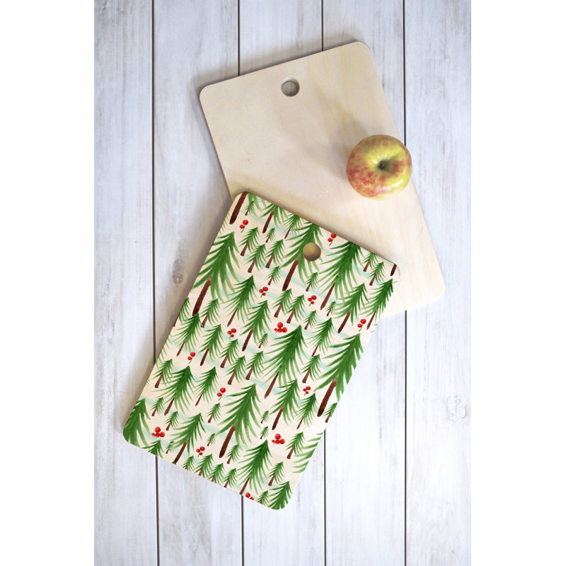 East Urban Home Heather Dutton Birch Wood Cutting Board, Rectangle