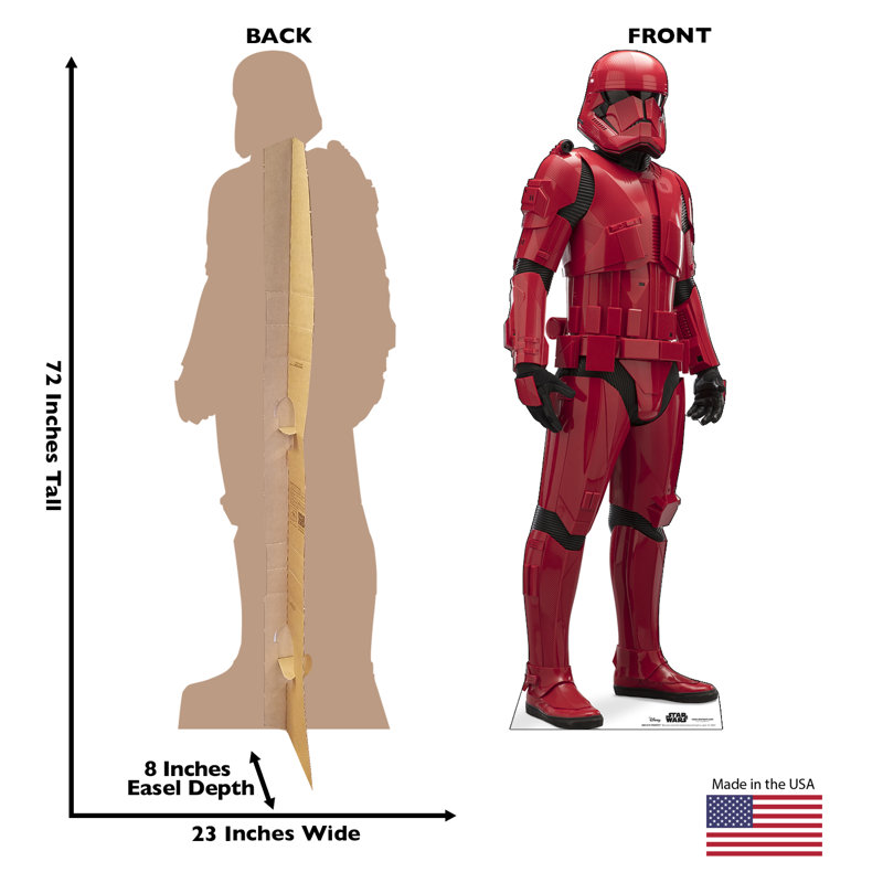 Life-Size Sith Trooper Cardboard Cutout, 72 x 23 inches