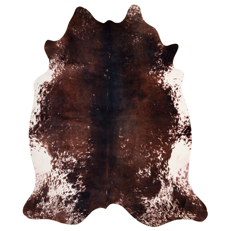 Faux Cowhide Tri-color 5x6.5 Rug
