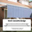 Brayden Studio 400cm W x 200cm D Fabric Cover Retractable Door / Window Awning