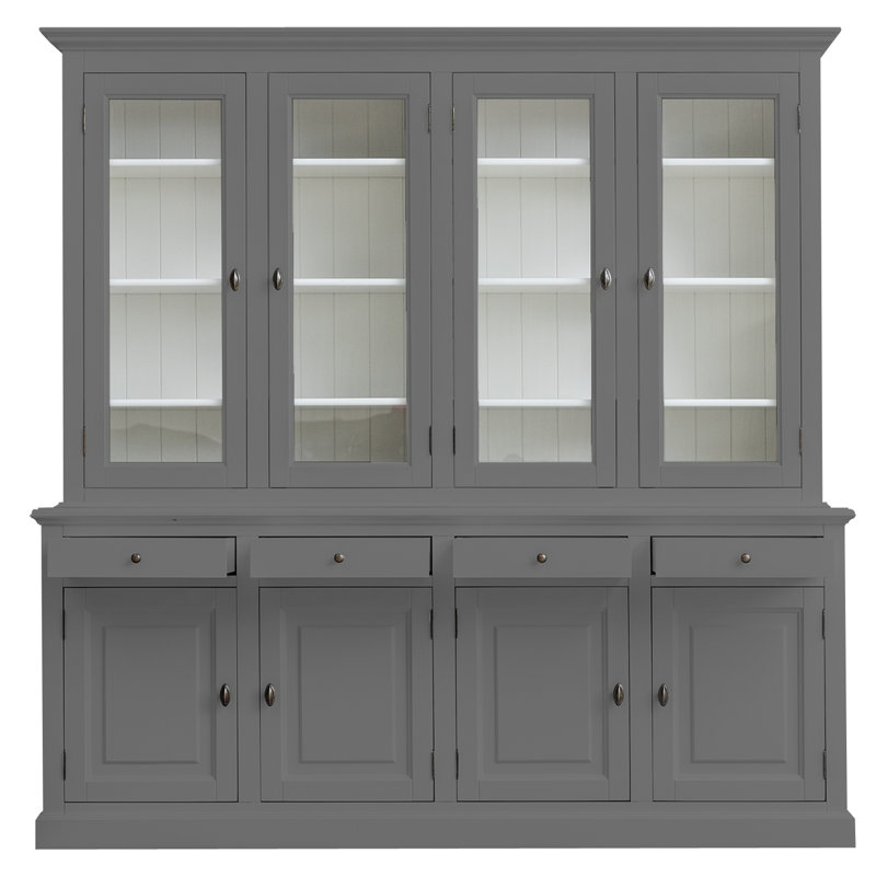 Babak Display Cabinet, Mouse Grey