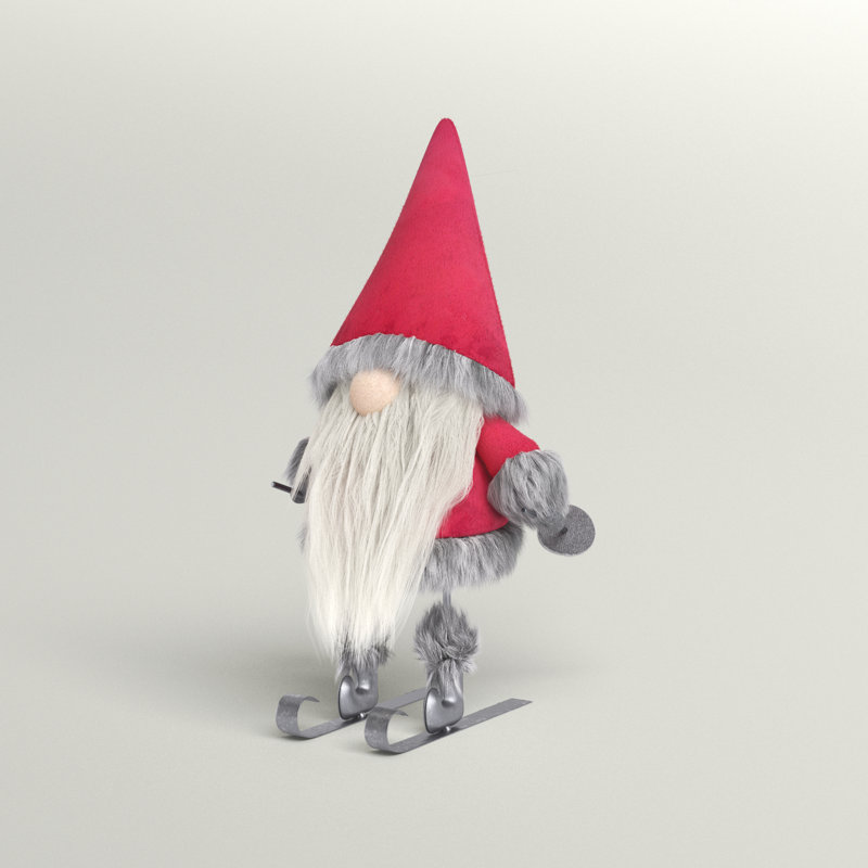Figurine sur des skis