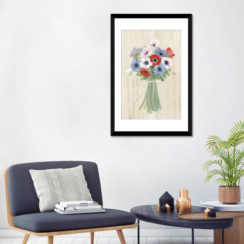 «Roadside Picks», reproduction sur toile, H 26 po x l 18 po x P 1,5 po, Toile avec cadre noir, Blanc