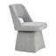 Chaise pivotante en chenille moderne, dossier ouvert - Conception rotative à 360 ° pour la salle à manger-1395273632