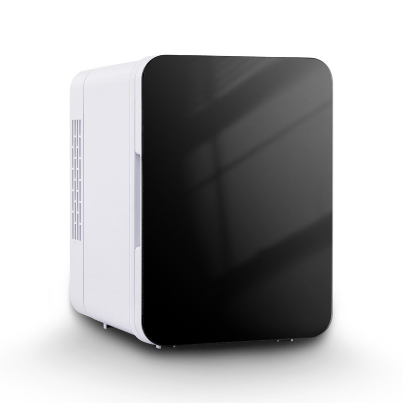 Symple Stuff 4 L Countertop Mini Fridge, Black/White