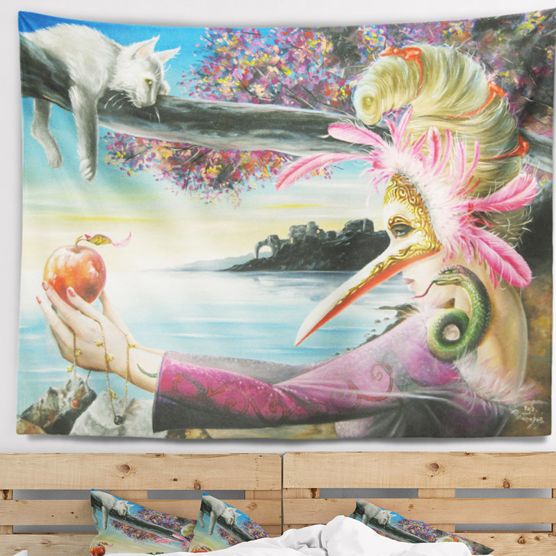 Tapisserie secret of temptation Abstract, H 50 po x l 60 po