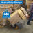 Mount-It! Heavy Duty Hand Truck Dolly, 440 Pound Weight Capacity for Moving with Wheels and Handle