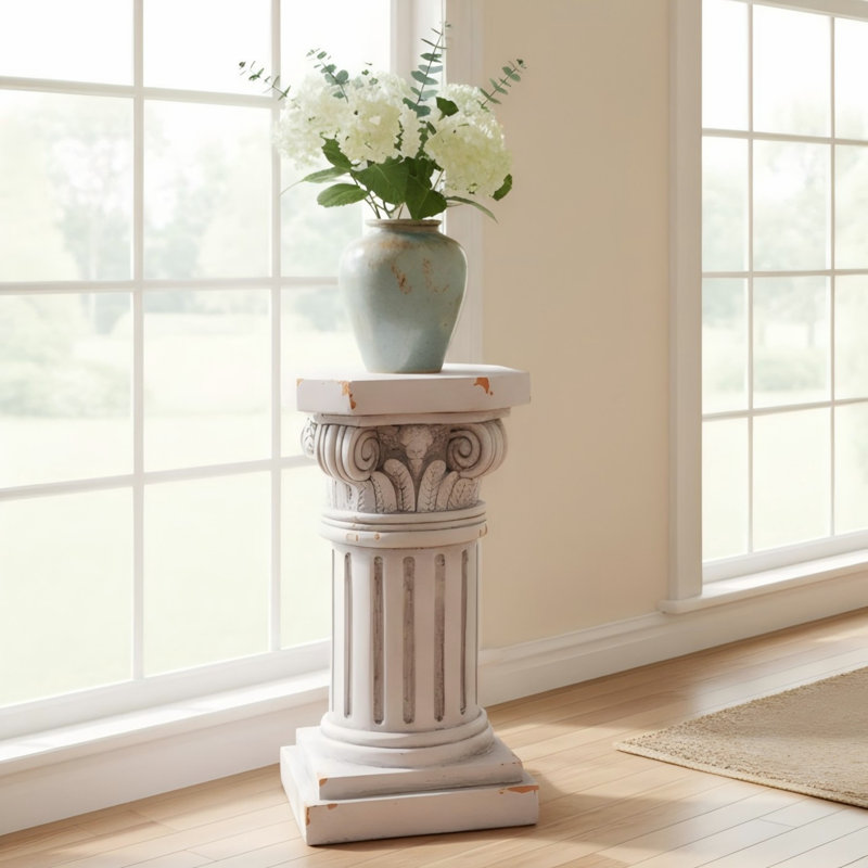 Support pour plante Roselmont, Blanc antique