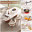 8-10 People Large Dining Table Walnut Set-1630589531-1630589526-1630589528
