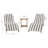 Alois Chaise Lounge Set with Cushion and Table-889713921
