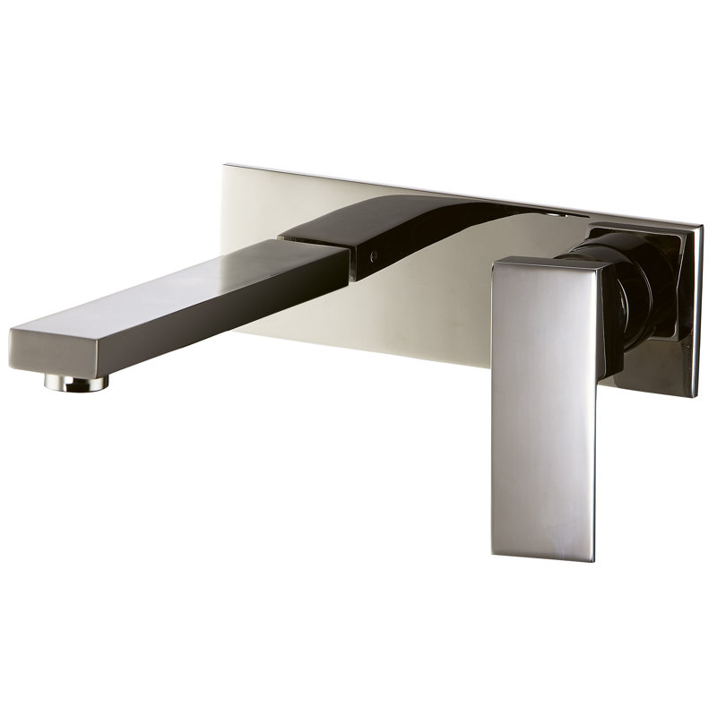 Wall Mounted Optional Single-handle Bathroom Faucet, Brushed Nickel