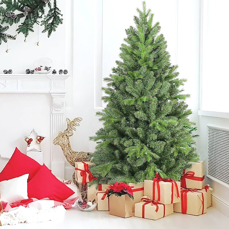 Arbre de Noël avec 756 pointes PE + PVC, 76'