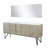 Lancy 80 in W x 20 in D Double Bath Vanity Top and Mirror-113284441