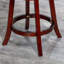 Swivel Fabric Upholstered Wood Bar Stools with X-Back-223676273-223676275