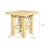 Bamboo Recliner Chair Set With Bamboo Side Table By RAM Game Room