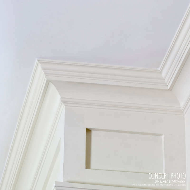 Ekena Millwork Delfina 3 in. x 5 in. x 94-1/2 in. Polyurethane Crown Moulding