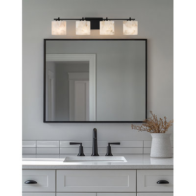 Éclairage pour meuble-lavabo 4 lumières Bouzoun