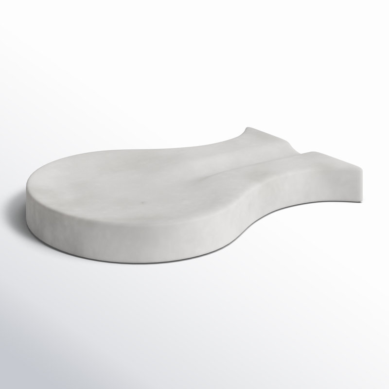 Marble Spoon Rest, White