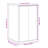 vidaXL Bathroom Wall Cabinet Honey Solid Pine Wood, Engineered Wood