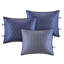 Literie pour lit de jour réversible bleu marine - 6 pièces pour lit simple, housse de 17 po, 3 taies décoratives, 15 po, 1 coussin décoratif, housse de rembourrage en coton brillant pour lit simple avec charme de 17 po et 15 po-127323183