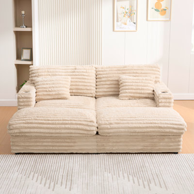 Oversized Double Chaise Lounge Sofa
