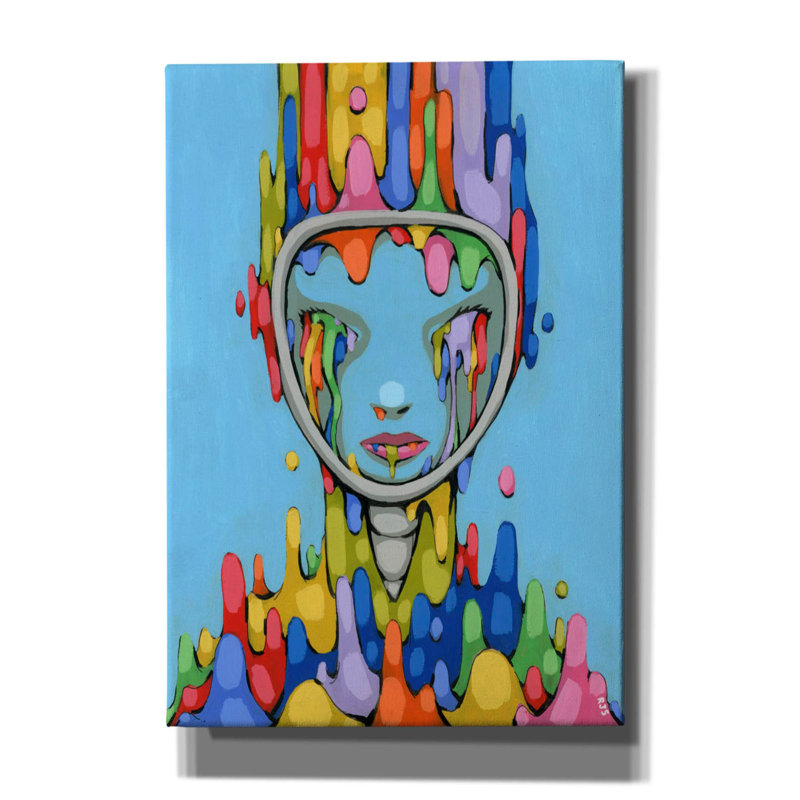 'Spectrum In Retrograde' By Ric Stultz, Canvas Wall Art, 26" H x 18" W x 0.75" D