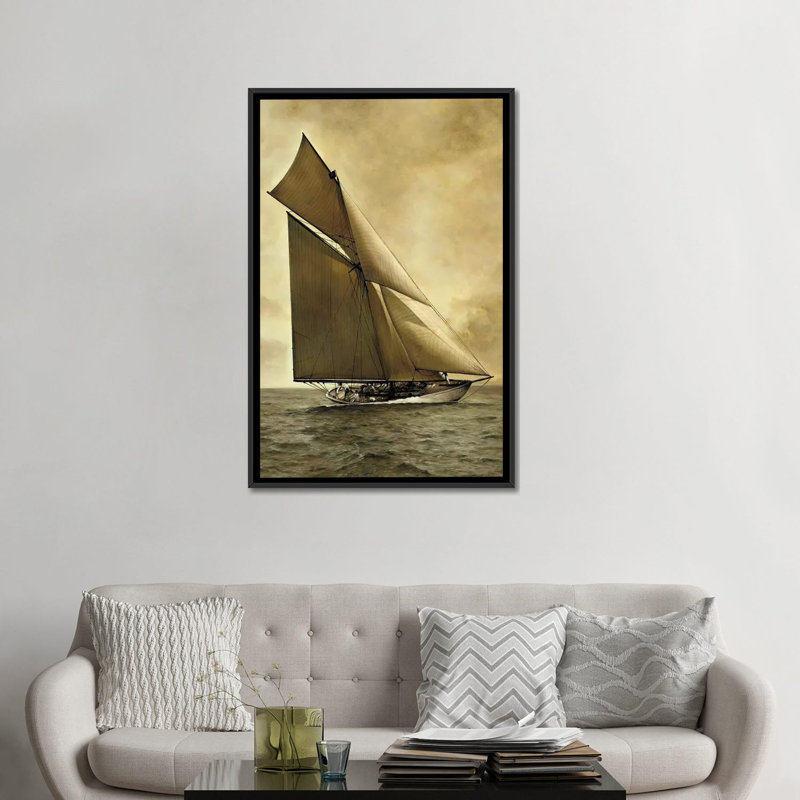«Caress, 1895», impression sur toile, H 26 po x l 18 po x P 1,5 po, Toile encadrée noire, Pas de tapis