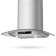 36 Inch Range Hood 900Cfm, 4-Speed Smartis Wall Mount Range Hood With Remote & Touch Sensor, Dual Led Lights, Baffle Filters Ducted/Ductless Convertible
