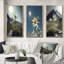 «Blossoming Edelweiss Flower Under Sun», 3 pièces-1104884687-1104884686