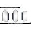 Armoire à pharmacie avec miroir et 2 tablettes réglables Seenaa-1514975272-1517073181