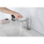 Robinet de lavabo de salle de bain à poignée simple avec drain escamotable (avec trop-plein)-118543451