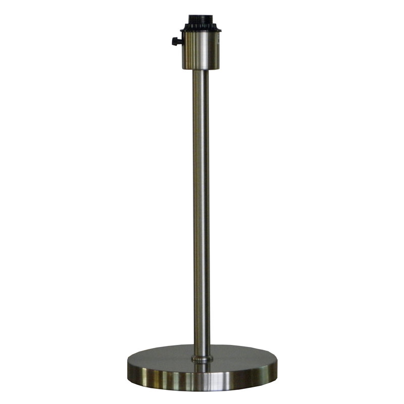 Lampe de table 25 po Melksham, Acier satiné