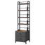 Solid Wood 143.51 cm H Media Shelves