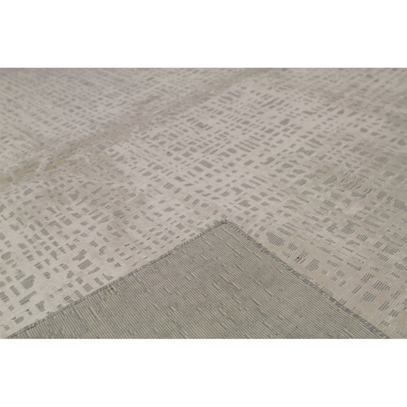 Tapis gris de haute qualité noué à la main