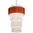 Cilindro 8 - Light Nickel Unique/Statement Pendant