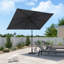 Parasol gris à manivelle carrée et inclinable 96 po-99526517-127280901